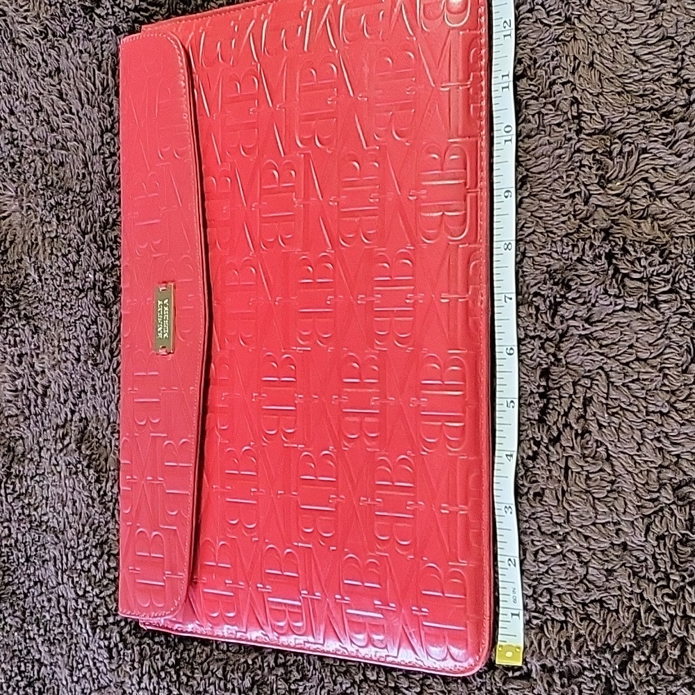Badgley Mischka red envelope leather tablet case